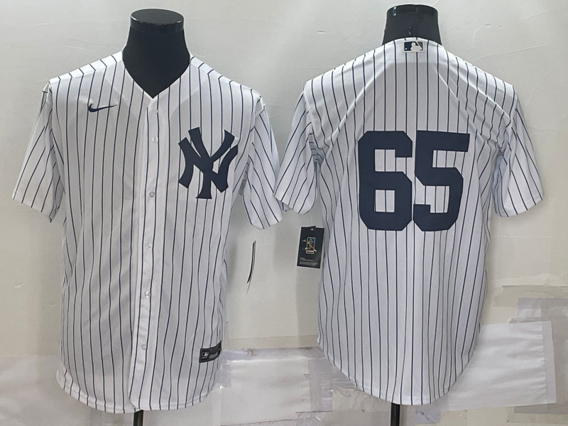 Men's White New York Yankees #65 Nestor Cortes Cool Base Stitched Baseball Jersey